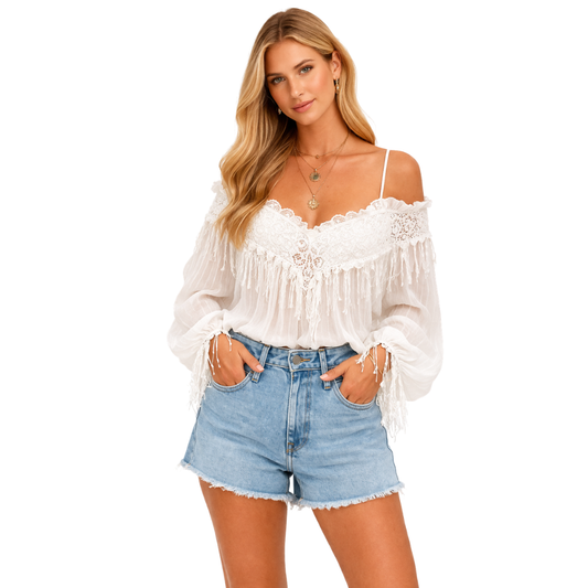Blusa Boho Ibiza – Elegancia fresca para verano